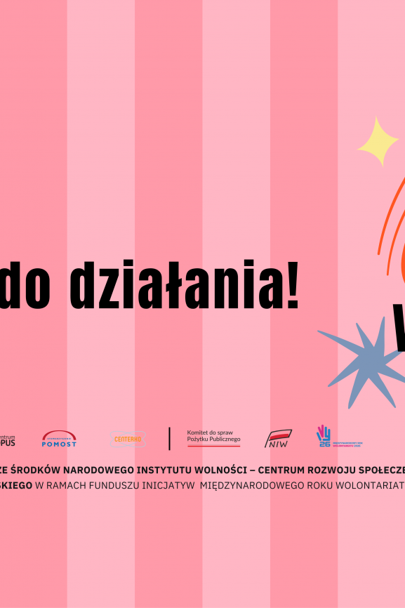 Poczuj impuls do działania! Startujemy z konkursem „Impuls Wolontariatu 2026”