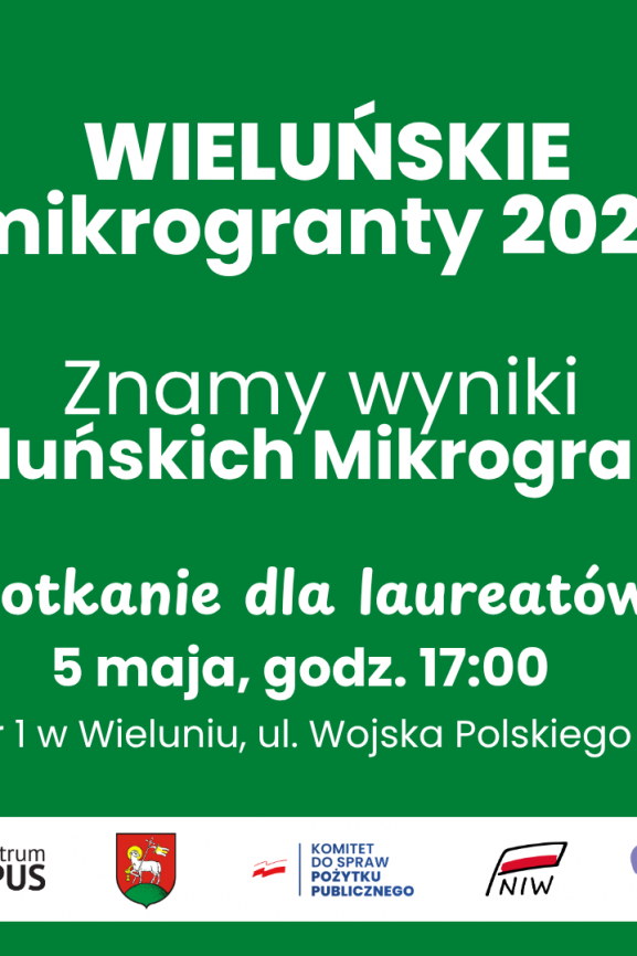 Znamy wyniki Wieluńskich Mikrograntów!