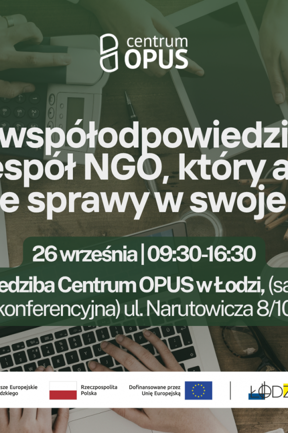 Zapraszamy na darmowe szkolenie "Od misji do współodpowiedzialności. Jak budować zespół NGO, który angażuje się i bierze sprawy w swoje ręce?"