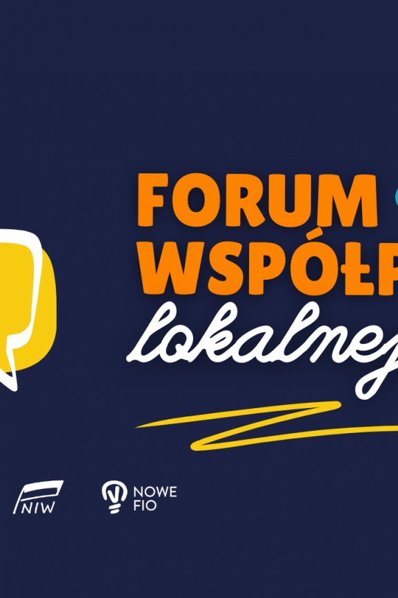 Zapraszamy na Forum Współpracy Lokalnej!