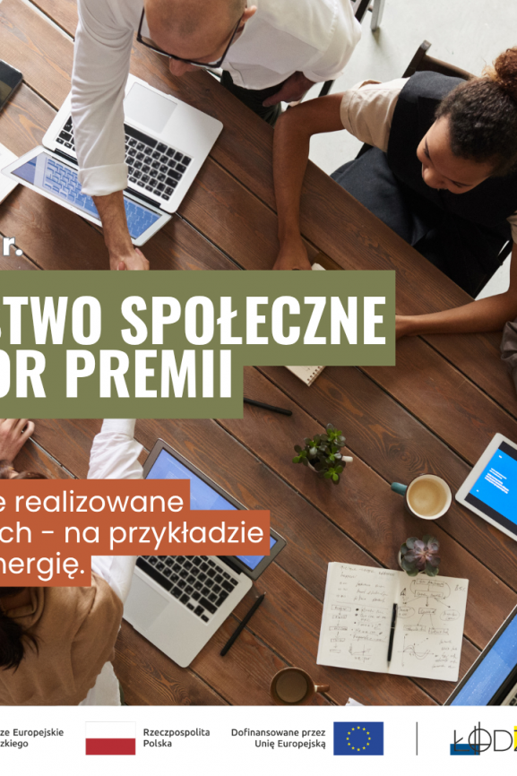 Darmowy webinar online „Przedsiębiorstwo społeczne jako realizator premii społecznej"