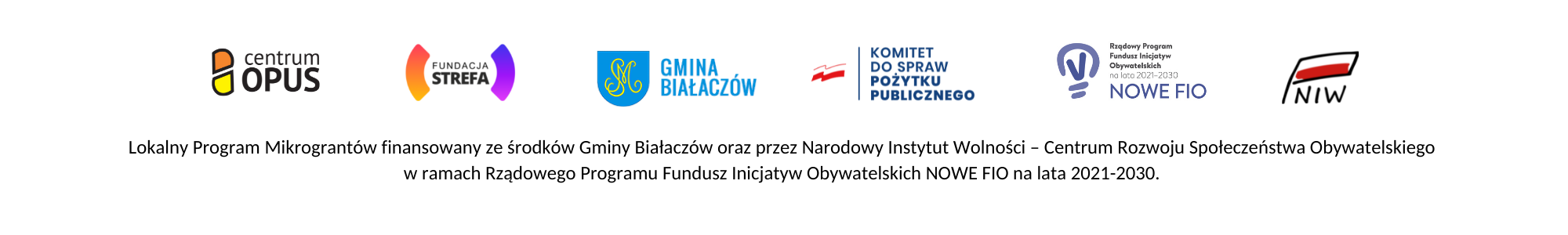 WYNIKI KONKURSU LOKALNY PROGRAM MIKROGRANTÓW: MIKROGRANTY W GMINIE BIAŁACZÓW 2022