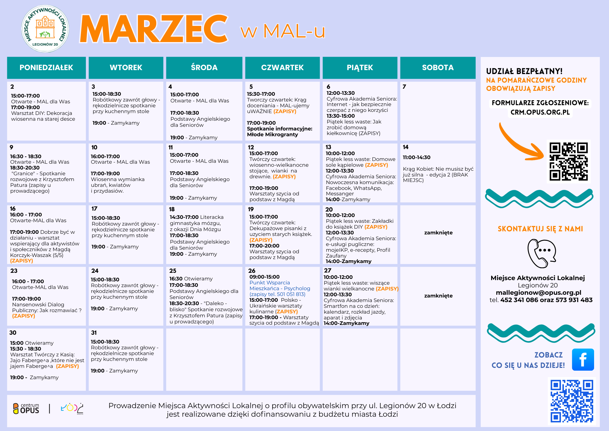 Marzec w Miejscu Aktywności Lokalnej