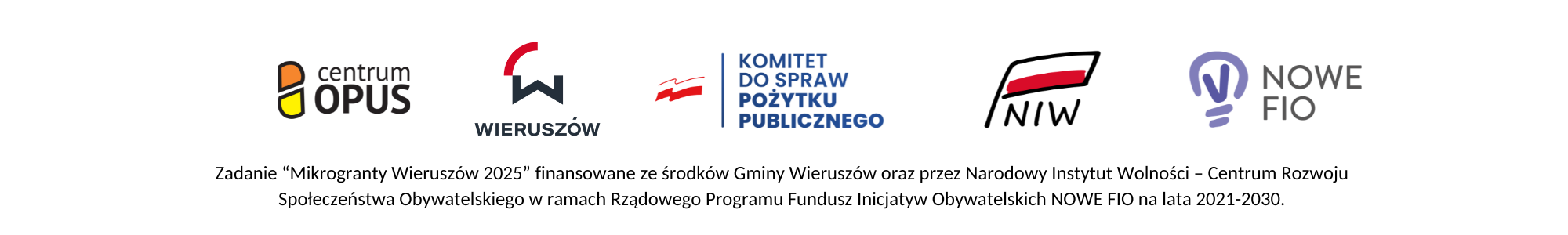 MIKROGRANTY WIERUSZÓW 2025: ETAP 1 oceny merytorycznej