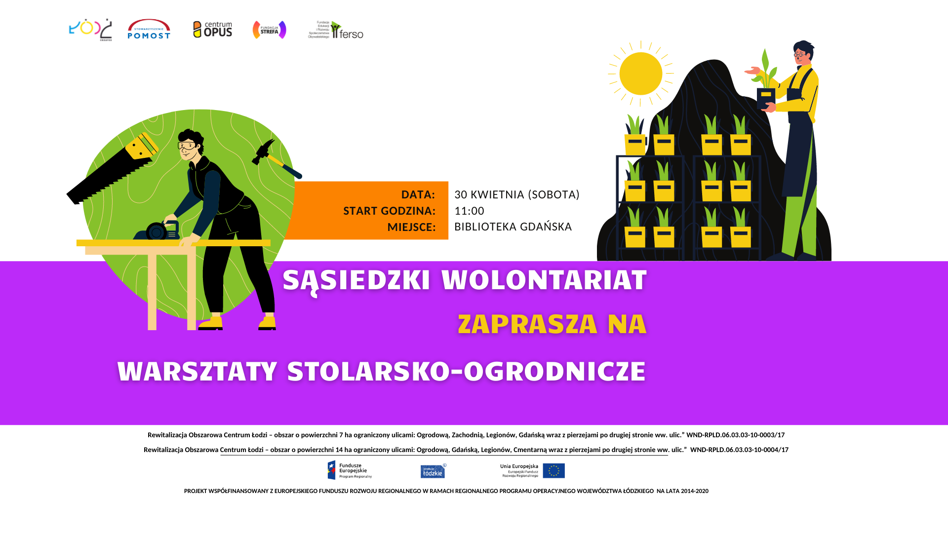 Warsztaty stolarsko-ogrodnicze / Wolontariat Sąsiedzki