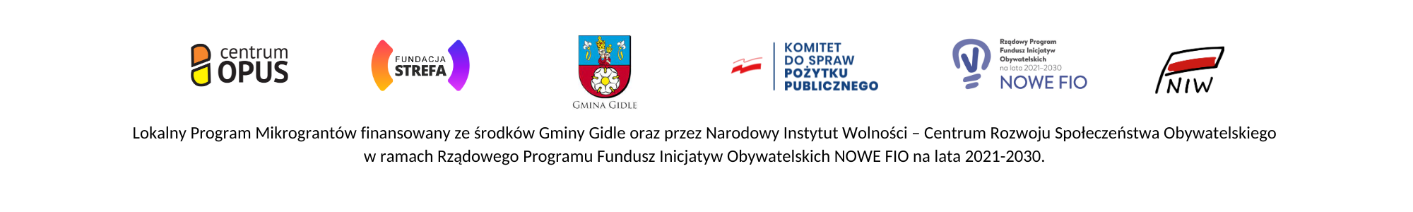 MIKROGRANTY W GMINIE GIDLE 2023 - Lista laureatów Konkursu