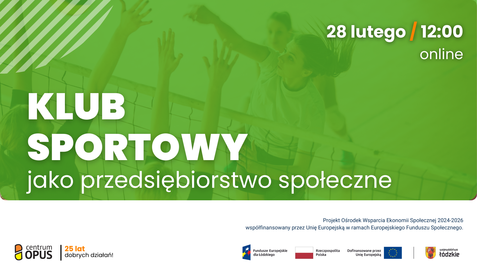 Webinar: Klub sportowy jako przedsiębiorstwo społeczne