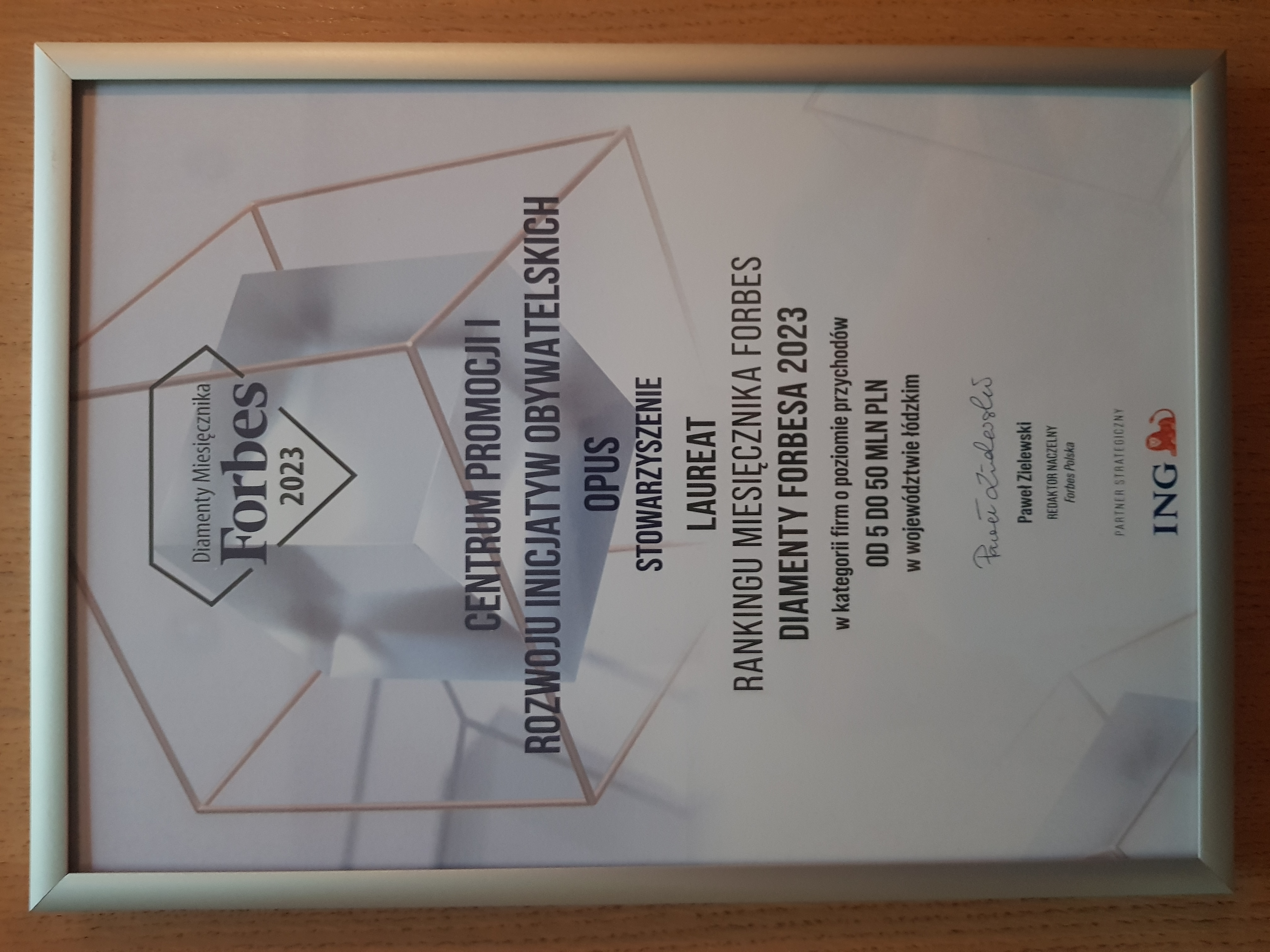 Zostaliśmy wyróżnieni! Mamy Diament Forbesa!